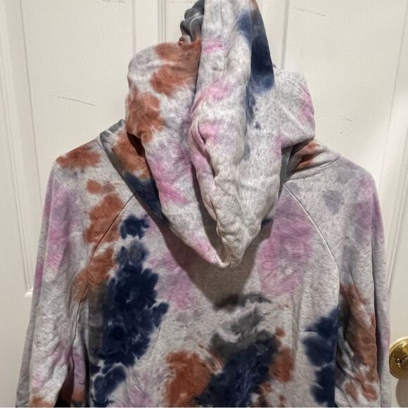 NWT Victoria's Secret Pink Sweatshirt Dress Hoodie with pockets‎ sz med tie dye - Picture 10 of 12